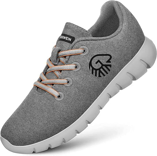 Giesswein Merino Runners Men - Breathable Merino Wool 3D Stretch Sneakers