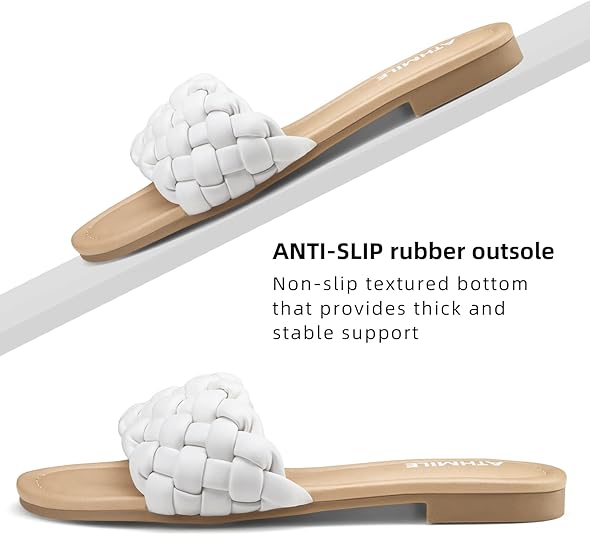 Braided Womens Sandals Round Open Toe