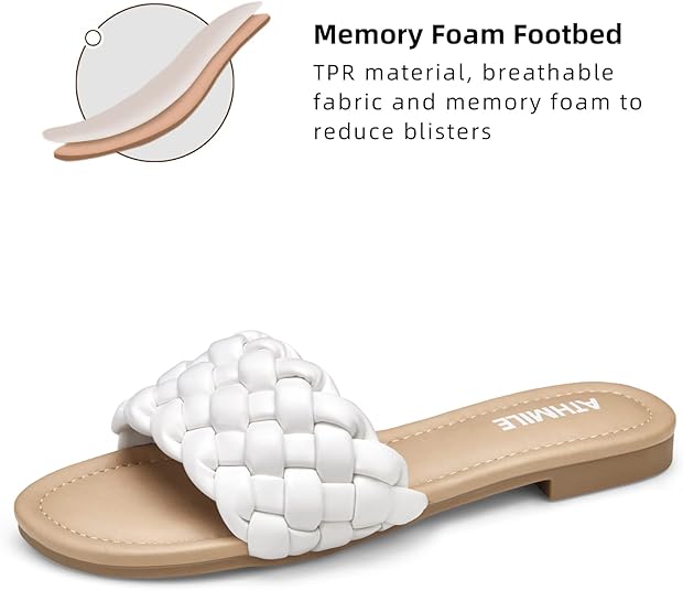 Braided Womens Sandals Round Open Toe